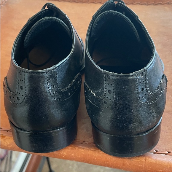 Italian Black Leather Men\'s Brogues main image 8